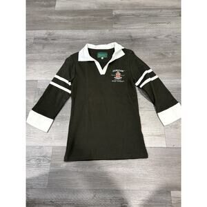 Jameson Irish Whiskey Rugby Polo Shirt — Green Embroidered 10